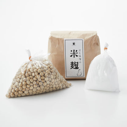 福井｜ 三七味噌「手作り味噌セット」（仕上がり2kg）