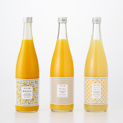 愛媛｜無茶々園「柑橘ジュース3種セット」720ml×3本